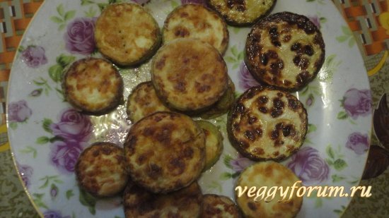 Жаренные кабачки 2 рецепта